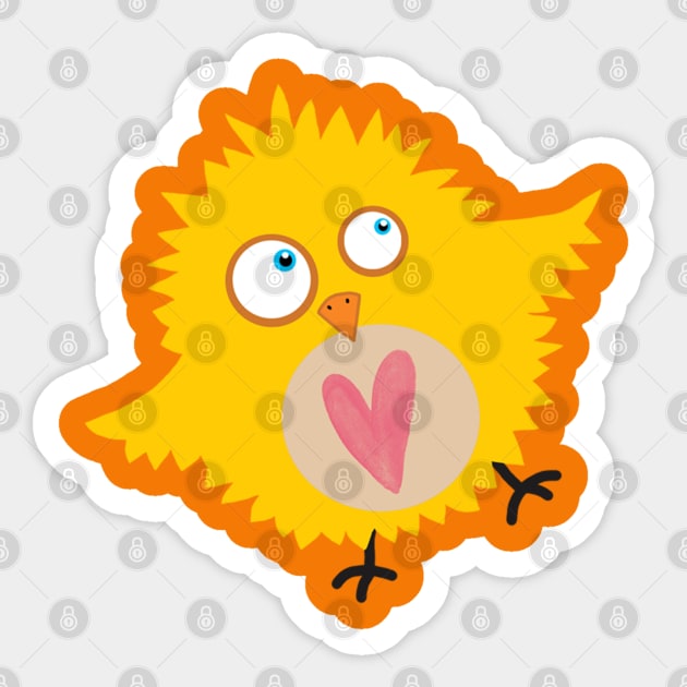 Chick Sticker by ElviaMontemayor